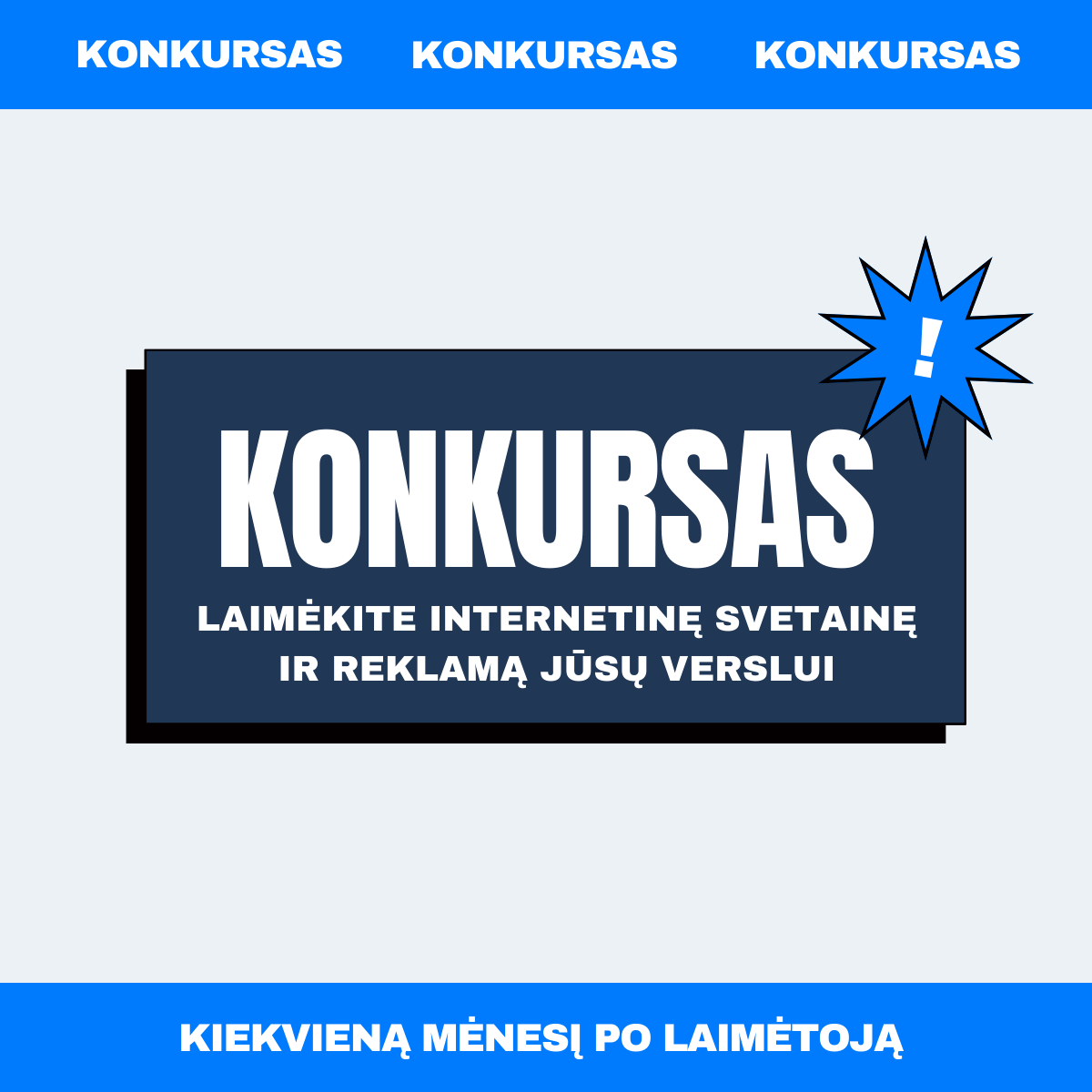 Konkursas: verslo paketas